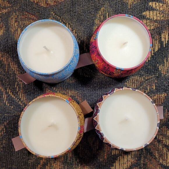 Yinuo Candle Store Vegan Soy Wax 4 Piece Scented Candle Gift Set- NIB - Picture 3 of 3